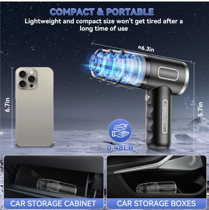 AeroVac™ Premium Wireless Vacuum Cleaner